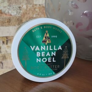 Bath & Body Works Vanilla Bean Noel Body Butter - Green NEW